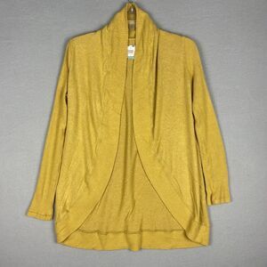 Saturday Sunday Cardigan Anthropologie Cardigan Sweater Sweatshirt Size S Yellow